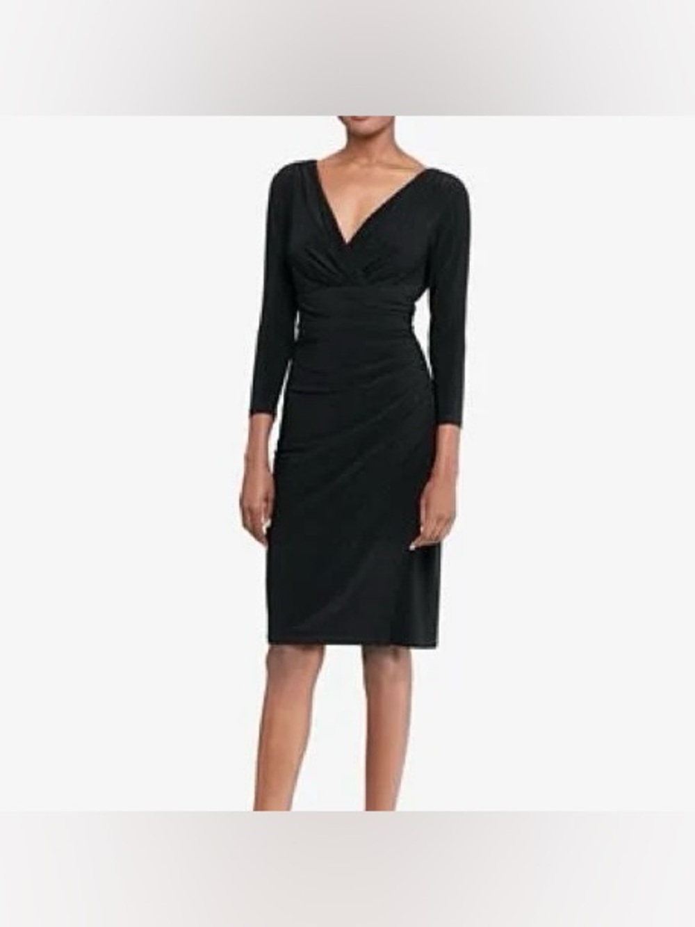 Lauren By Ralph Lauren Wrap Sheath Dress
